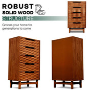 Elara Solid Wood Dresser with 5 Drawers — additional product view 24