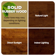 Rubber Wood Writing Desk with Drawers — additional product view 19