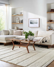 Hand-Woven Flatweave Wool Rug