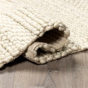 Hand-Woven Flatweave Wool Rug
