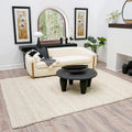 Hand-Woven Flatweave Wool Rug
