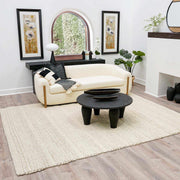 Hand-Woven Flatweave Wool Rug