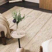 Hand-Woven Flatweave Wool Rug