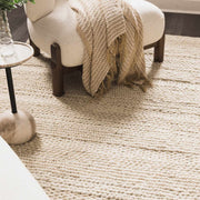 Hand-Woven Flatweave Wool Rug