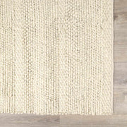 Hand-Woven Flatweave Wool Rug