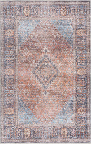 Medallion Print Washable Area Rug