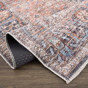 Medallion Print Washable Area Rug