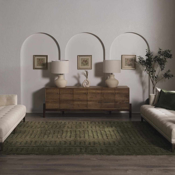 Hand-Tufted Wool Area Rug