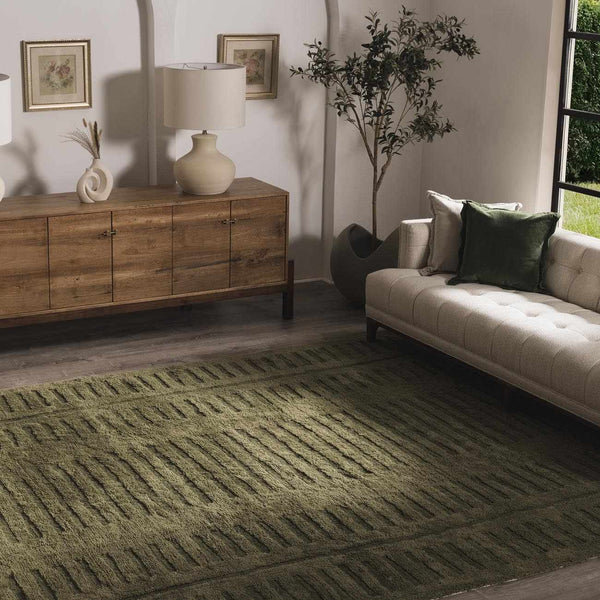 Hand-Tufted Wool Area Rug