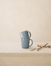 Semi-Matte Ceramic Coffee Mug Set