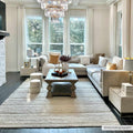 Hand-Woven Flatweave Wool Rug