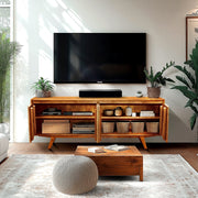 Relief-Carved Wood TV Stand — additional product view 14
