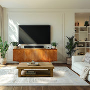Relief-Carved Wood TV Stand — additional product view 15