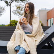 Herringbone Weave Cotton Blanket