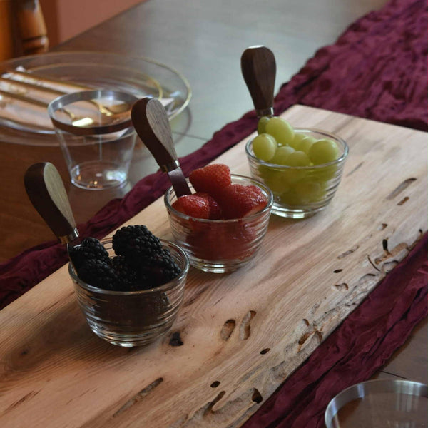 Hickory Live Edge Serving Board – serving board (view 2) | Roost & Roam