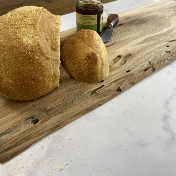 Hickory Live Edge Serving Board – serving board (view 4) | Roost & Roam