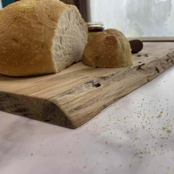 Hickory Live Edge Serving Board – serving board | Roost & Roam