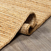 Hand-Woven Jute Cotton Rug