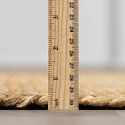 Hand-Woven Jute Cotton Rug