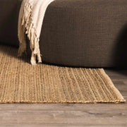 Hand-Woven Jute Cotton Rug