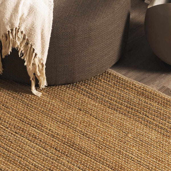 Hand-Woven Jute Cotton Rug