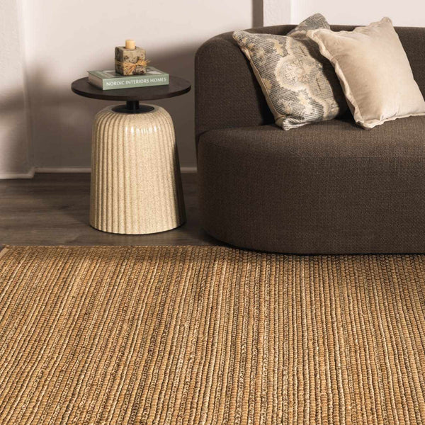 Hand-Woven Jute Cotton Rug