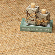 Hand-Woven Jute Cotton Rug