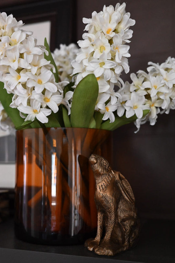 Soft White Faux Hyacinth Stem — scale reference and proportion detail