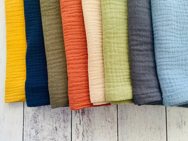 Cotton Crinkle Cloth Napkin Set