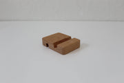 Wood-Grain Handcrafted Phone Stand