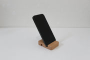 Wood-Grain Handcrafted Phone Stand