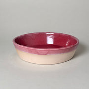 Wide Glazed Ceramic Share Bowl