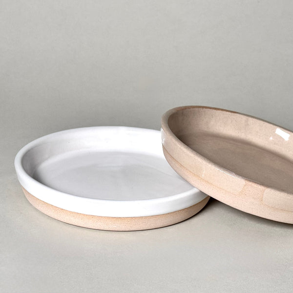 Glazed Ceramic Snack Plate