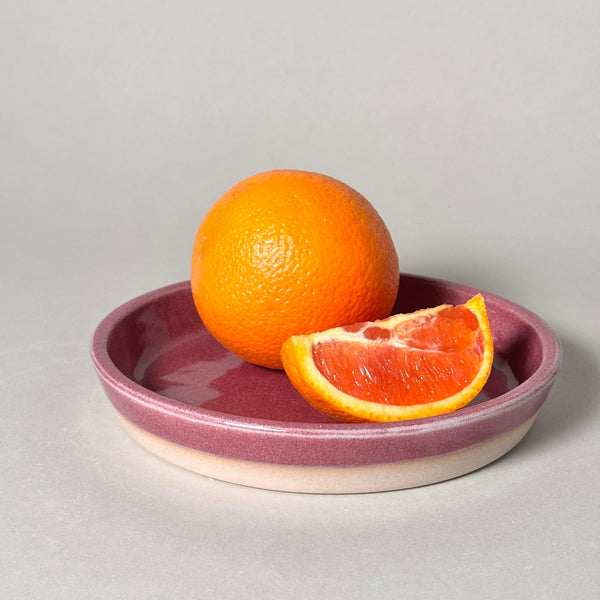 Glazed Ceramic Snack Plate