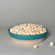 Wide Glazed Ceramic Share Bowl