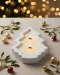 Ceramic Christmas Tree Candle, 2-Wick