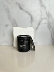 Leather + Amber | 8oz Candle