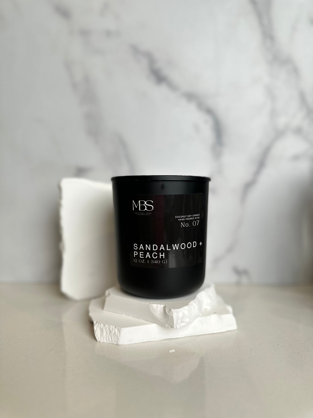 Sandalwood + Peach | 12oz Candle