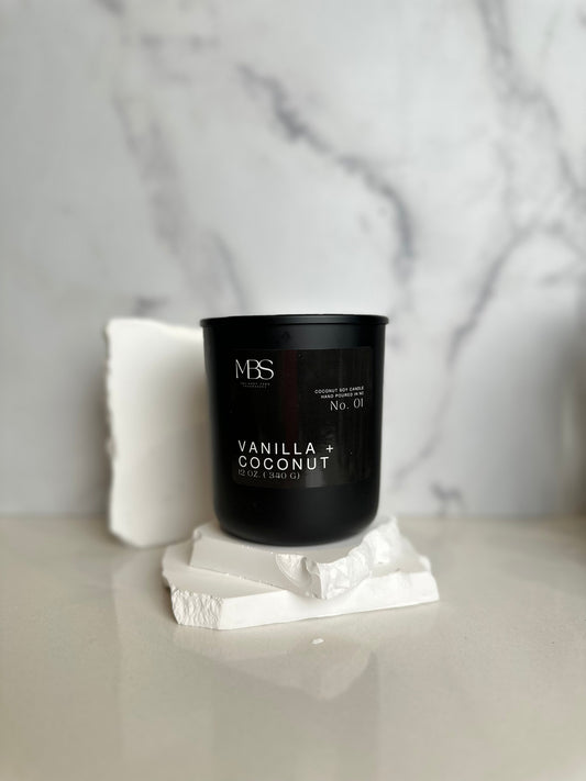 Vanilla + Coconut | 12oz Candle