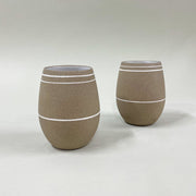 Wheel-Thrown Stoneware Round Tumbler