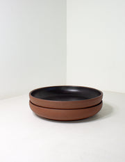 Terracotta Clay Coupe Serving Bowl
