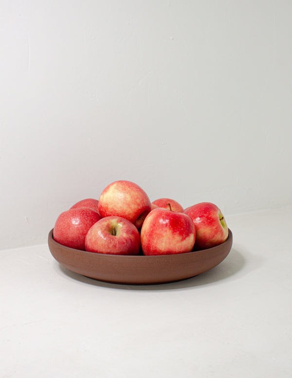 Terracotta Clay Coupe Serving Bowl
