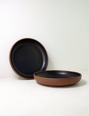 Terracotta Clay Coupe Serving Bowl