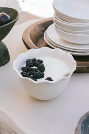Matte White Ceramic Bowl Set