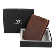 Buffalo Leather Men's Wallet, Vertical