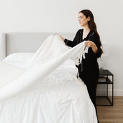 Bamboo Viscose Tassel Throw