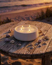 Gypsum Sand-Fill Candle Bowl