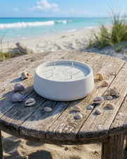 Gypsum Sand-Fill Candle Bowl