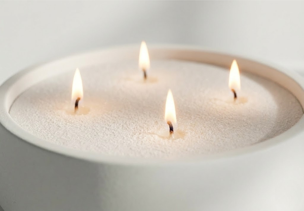 Gypsum Sand-Fill Candle Bowl