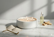 Gypsum Sand-Fill Candle Bowl